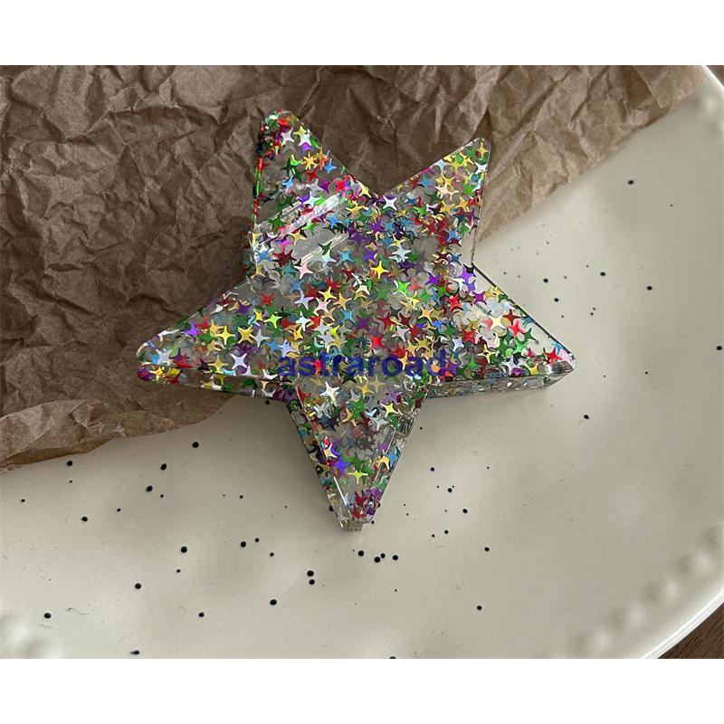 爆買 ヘアクリップ バンスクリップ 星型 スター レディース 女性用