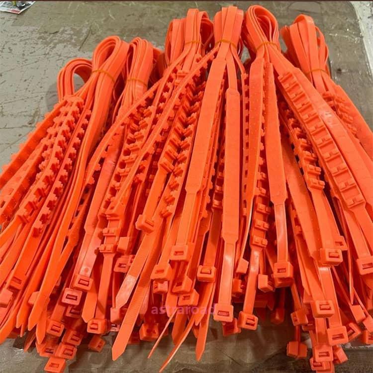 タイヤチェーン 結束バンド型 悪路対応 非金属 雪チェーン スノーチェーン タイヤベルト 60本セット ナイロン素材 60本セット 車用 滑り止め ジ |  | 04