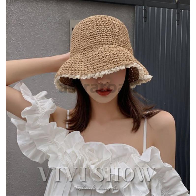 レディース 麦わら帽子 帽子可愛い オシャレ ママ セレブ 夏用