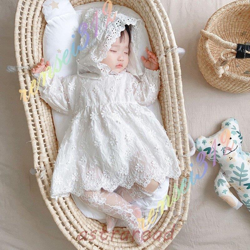 セレモニードレス ベビードレス 帽子付き お姫様 新生児 女の子