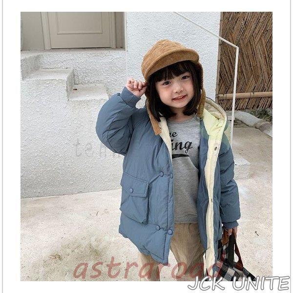 中綿コート キッズ 子供服 女の子 男の子 秋冬 冬服 子供コート アウター 厚手 ダウン風コート キッズコート ロング 中綿ジャケット フード付き 暖かい 防寒 | ブランド登録なし | 12