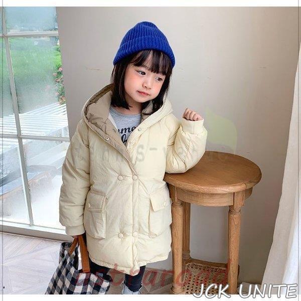 中綿コート キッズ 子供服 女の子 男の子 秋冬 冬服 子供コート アウター 厚手 ダウン風コート キッズコート ロング 中綿ジャケット フード付き 暖かい 防寒 | ブランド登録なし | 03