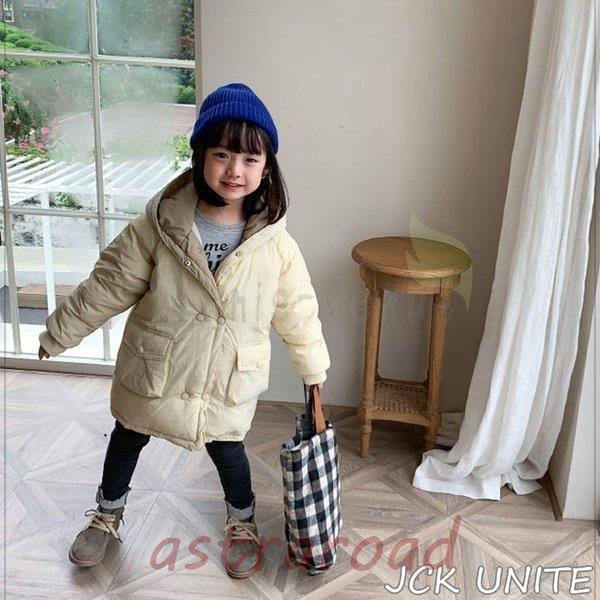 中綿コート キッズ 子供服 女の子 男の子 秋冬 冬服 子供コート アウター 厚手 ダウン風コート キッズコート ロング 中綿ジャケット フード付き 暖かい 防寒 | ブランド登録なし | 04