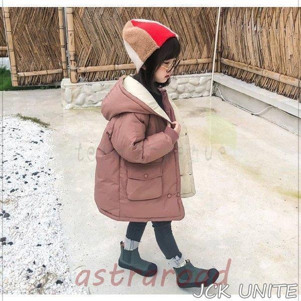 中綿コート キッズ 子供服 女の子 男の子 秋冬 冬服 子供コート アウター 厚手 ダウン風コート キッズコート ロング 中綿ジャケット フード付き 暖かい 防寒 | ブランド登録なし | 06