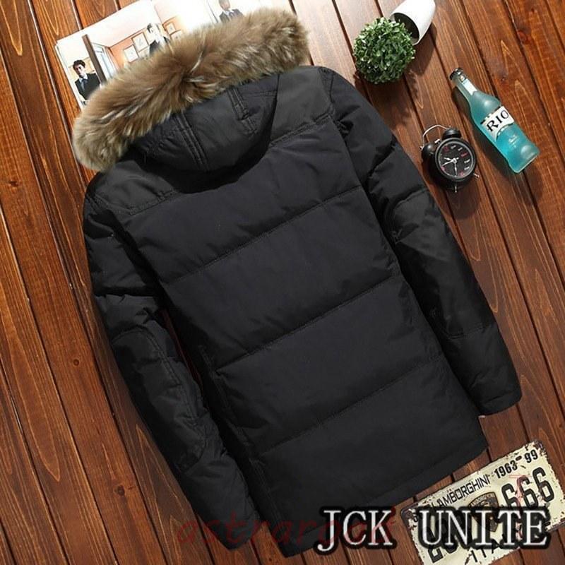 ダウンジャケット メンズ ダウンコート ハーフ ショート ダウン ウール