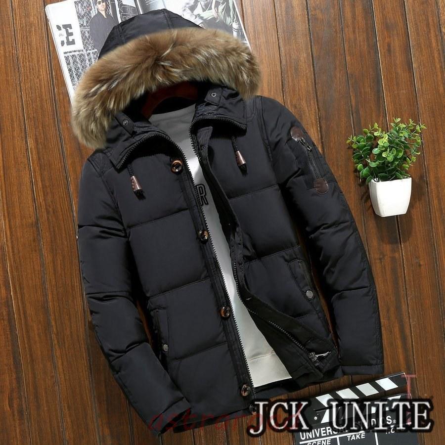 ダウンジャケット メンズ ダウンコート ハーフ ショート ダウン ウール