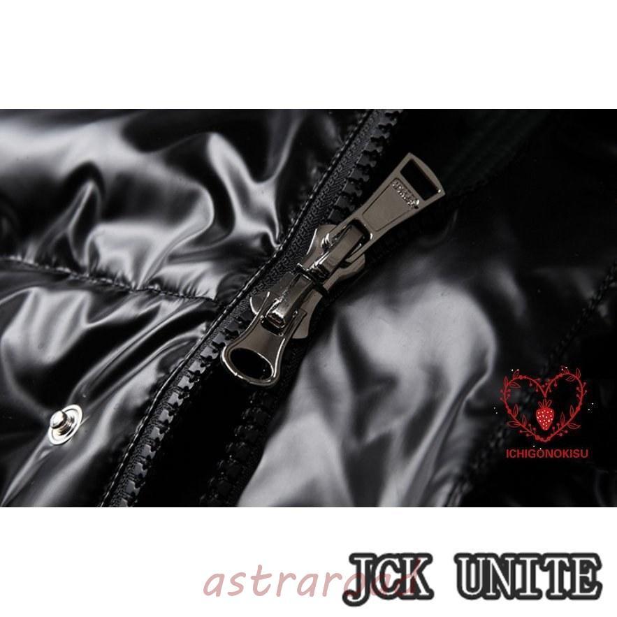 ダウンジャケット メンズ 光沢感 配色 ベルト付き 軽量 デザイン