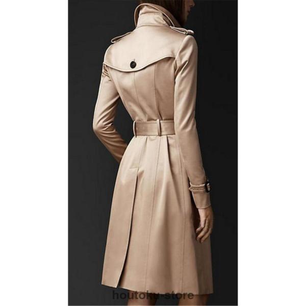 トレンチコート レディース ダブルボタンバーカー ロング丈ジャケット スプリングコート 春コート ライトアウター 秋服 韓国風30代 40代 50代 | ブランド登録なし | 07