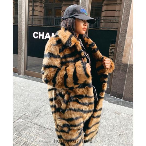 ファーコート フォックスファーコート ファー レディース 冬 40代 エコ