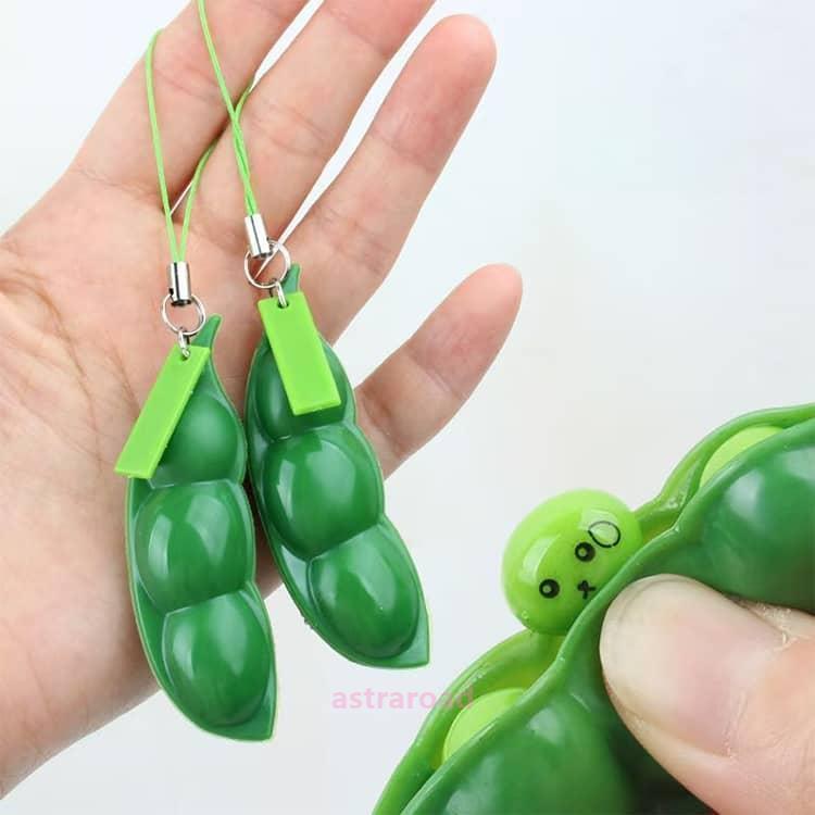 爆買 スクイーズ 枝豆 ピーナッツ キーホルダー 5個セット スクイーズ