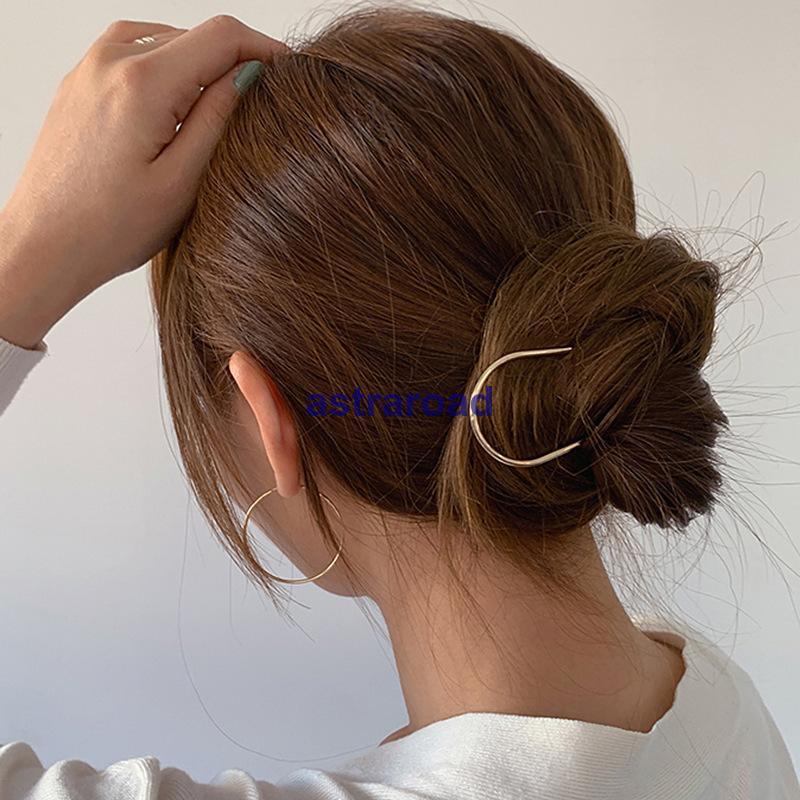 かんざし ヘアスティック U字 夜会巻き レディース 大人 ヘア