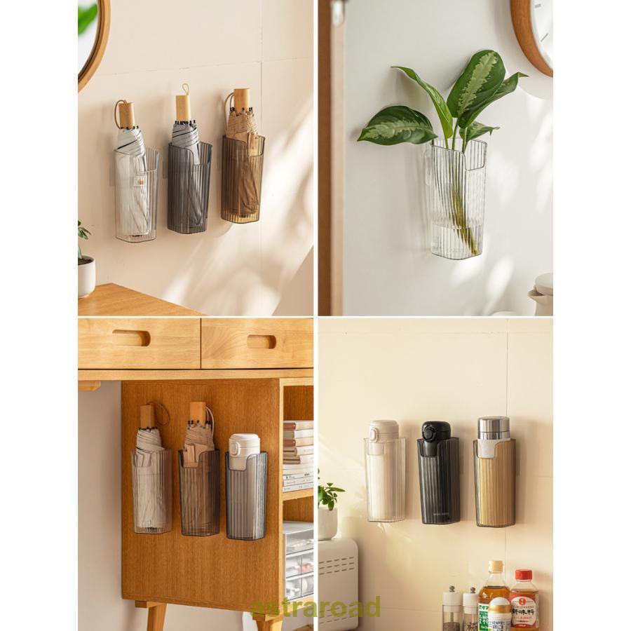 傘立て 傘入れ 折り畳み傘用 壁付け 壁掛け 粘着式 傘ラック 傘