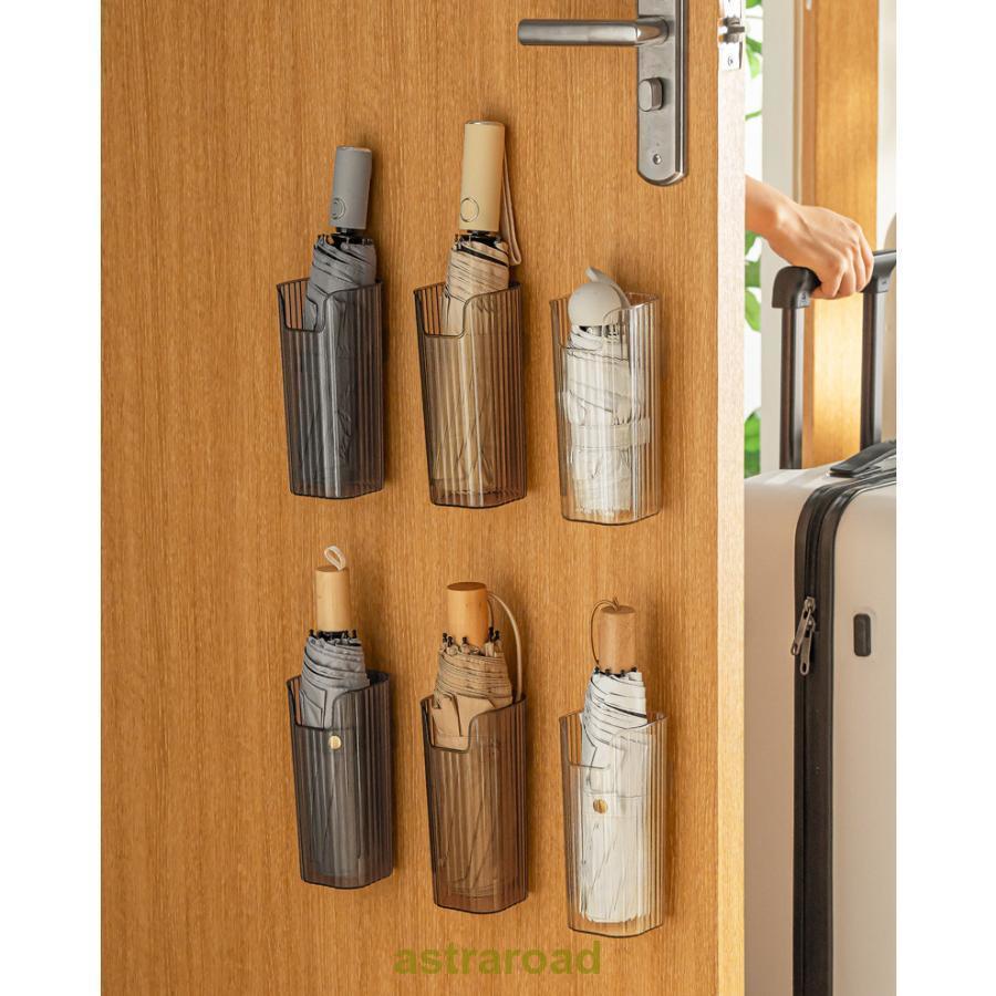 爆買傘立て 傘入れ 折り畳み傘用 壁付け 壁掛け 粘着式 傘ラック 傘