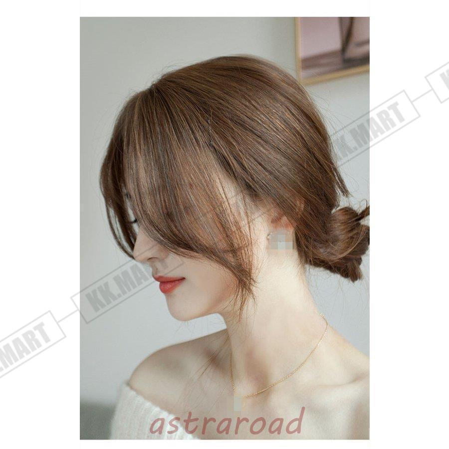3color 3D構造部分ウィッグ ヘアピース 女性 人毛100% ウイッグ かつら