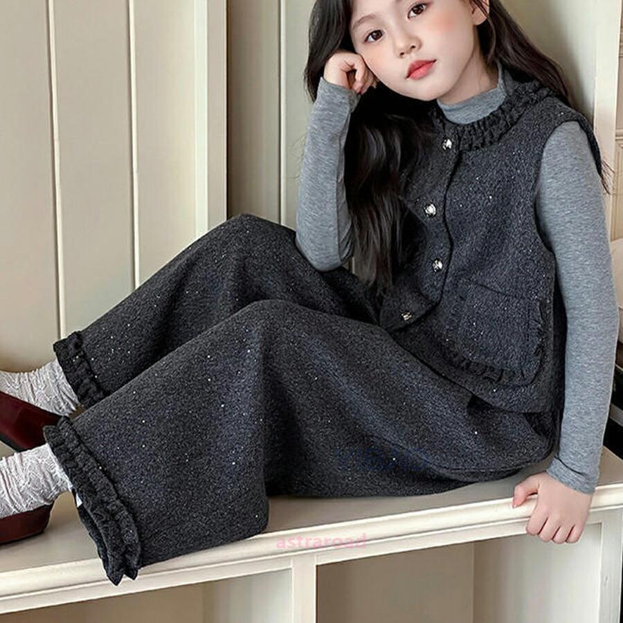 パンツスーツ 女の子 入学式 卒業式 セットアップ ベスト フォーマル