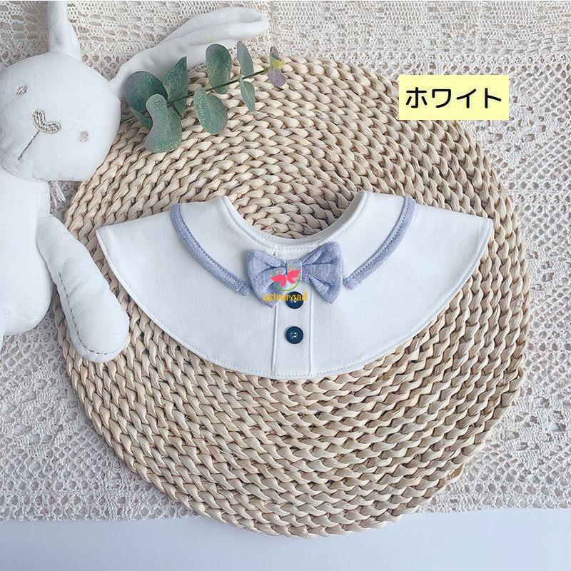 スタイ よだれ掛け ベビー 赤ちゃん 男の子 女の子 つけ襟風 蝶