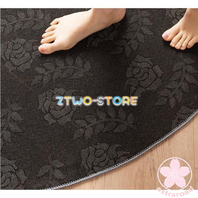 ラグマット 高級 カーペット 4色 丸型 円形 ラウンド ミックス オール