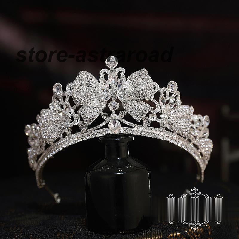 ウエディングヘッドドレス ティアラ クラウン 王冠 ウェディングヘア