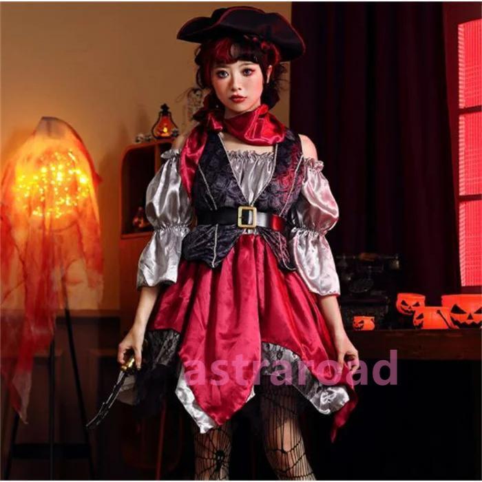 衣装 カリビアン 女海賊 コスプレ 大人 ドレス 仮装 パイレーツ