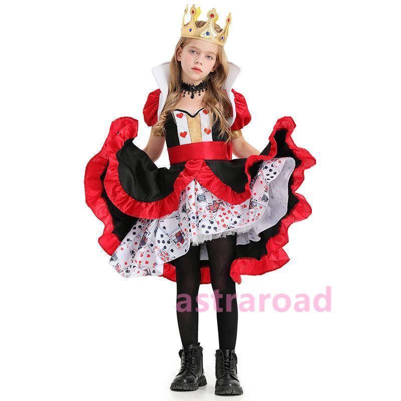 コスプレ 不思議の国のアリス 赤の女王 アリス ハートの女王 2点