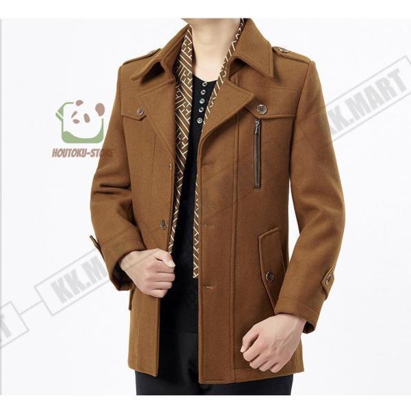 チェスターコート メンズ ラシャコート メルトンコート 中綿コート