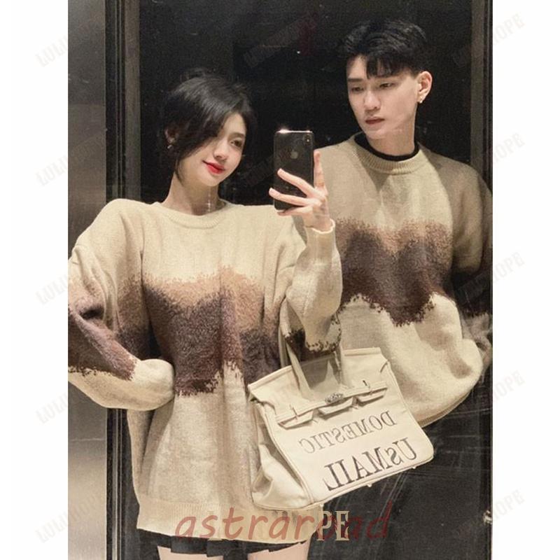 セーター ペアルック メンズ レディース ニット ゆったり ベージュ 秋