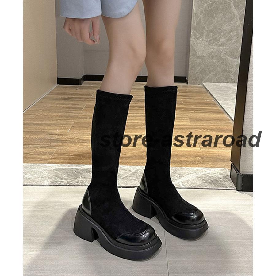 厚底ブーツ ニーハイブーツ ロングブーツ | ブランド登録なし | 03