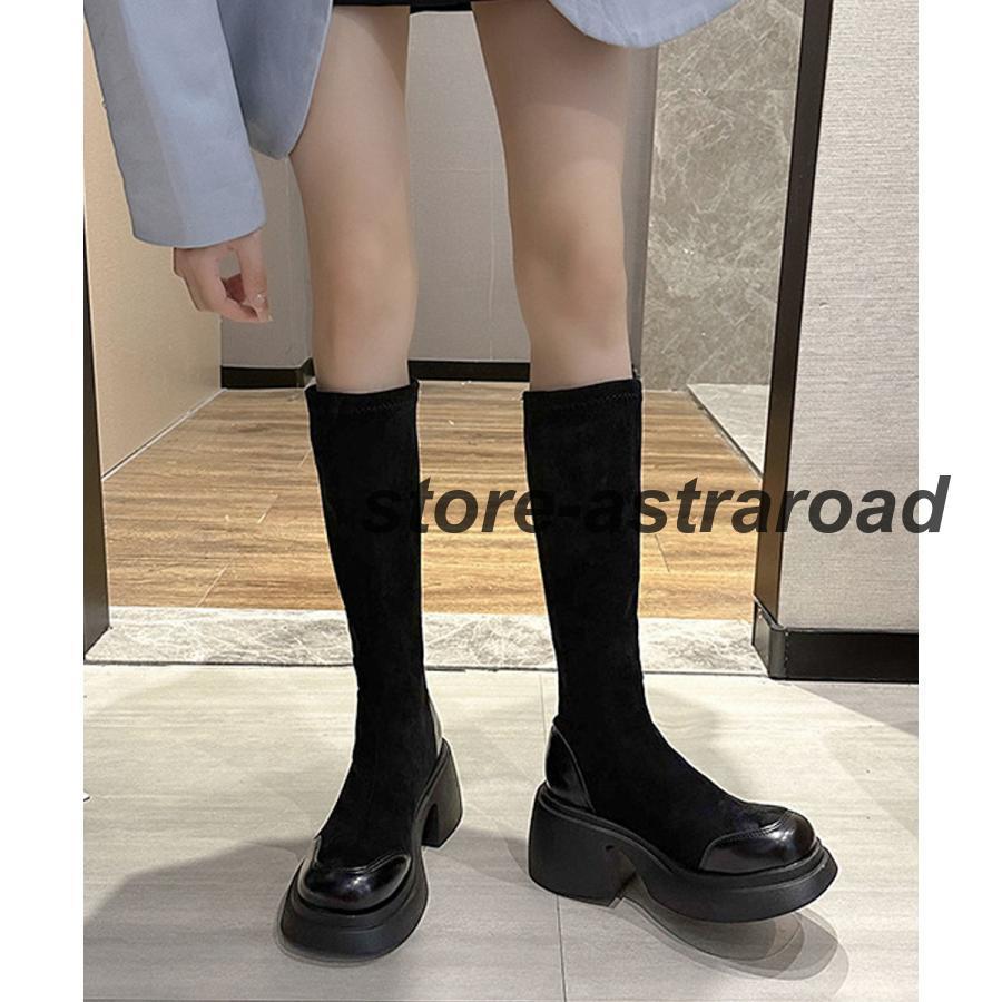 厚底ブーツ ニーハイブーツ ロングブーツ | ブランド登録なし | 04