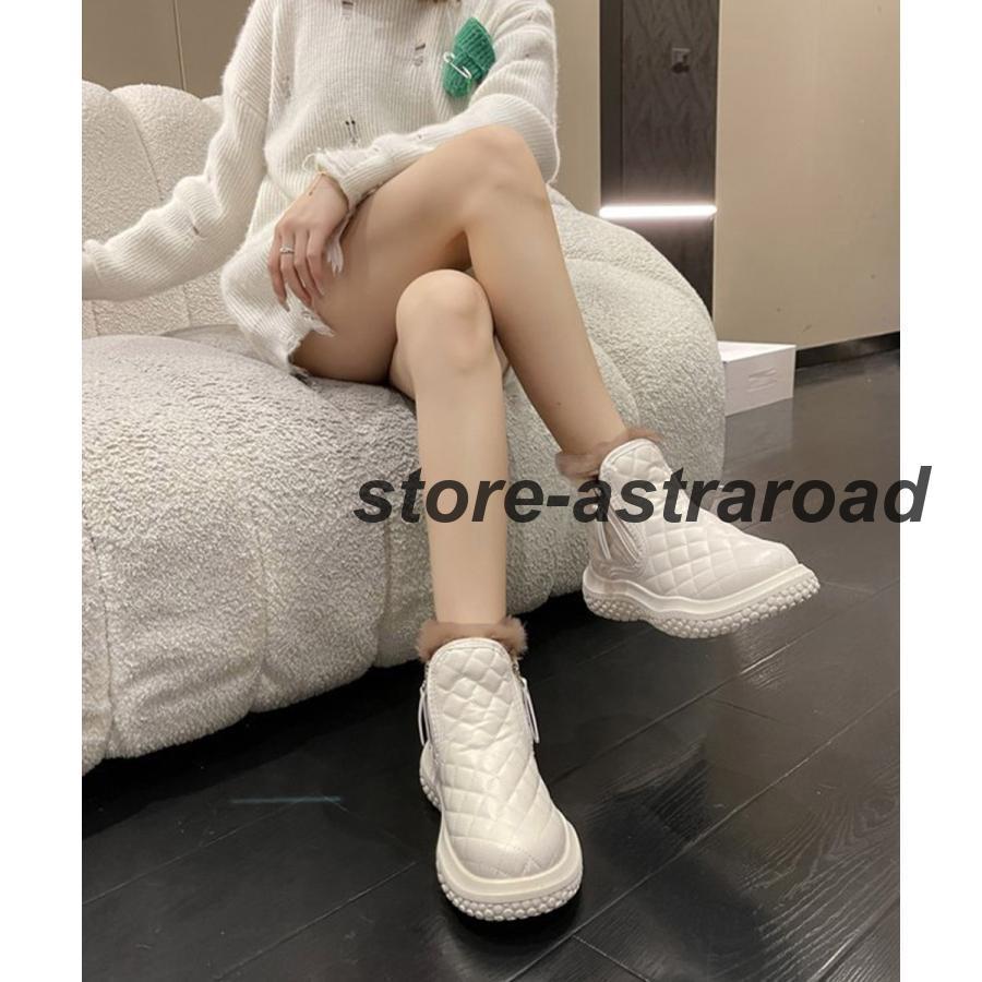 ムートンブーツ キルティング裏起毛ブーツ | ブランド登録なし | 10