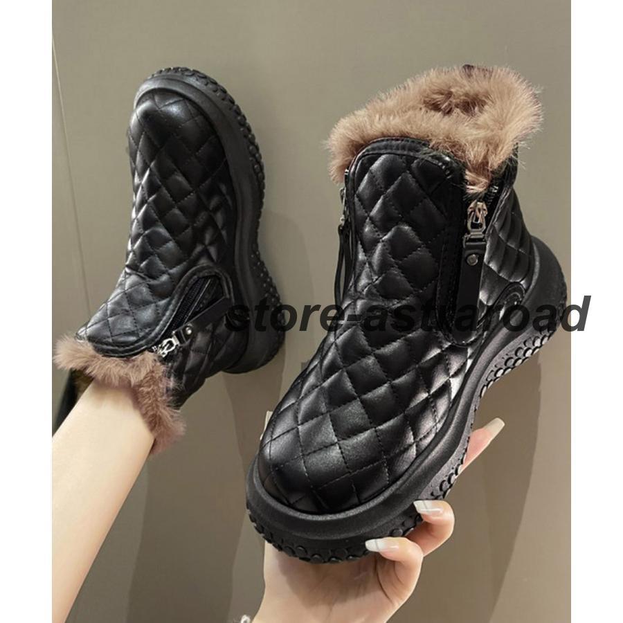 ムートンブーツ キルティング裏起毛ブーツ | ブランド登録なし | 12
