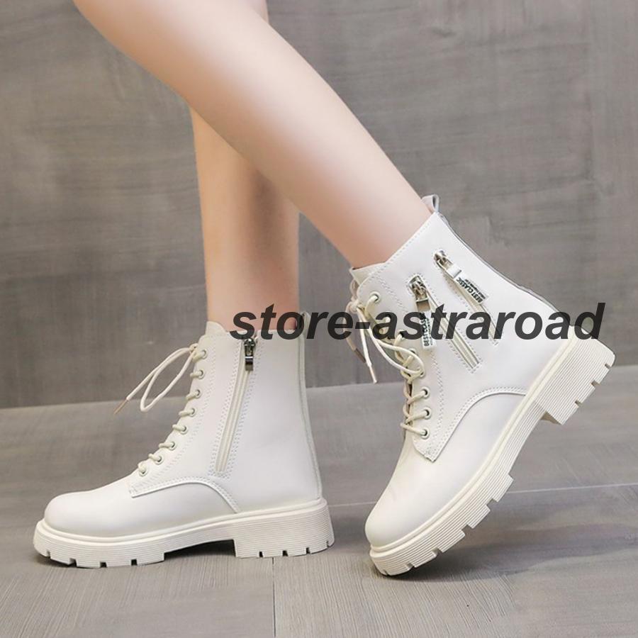 トラックソールブーツ 厚底ショートブーツ | ブランド登録なし | 10