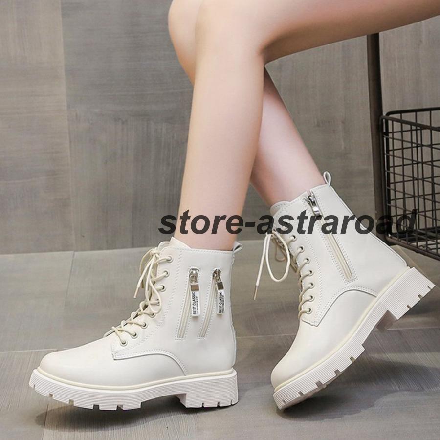 トラックソールブーツ 厚底ショートブーツ | ブランド登録なし | 12