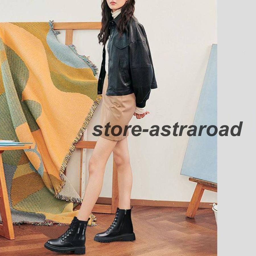 トラックソールブーツ 厚底ショートブーツ | ブランド登録なし | 17