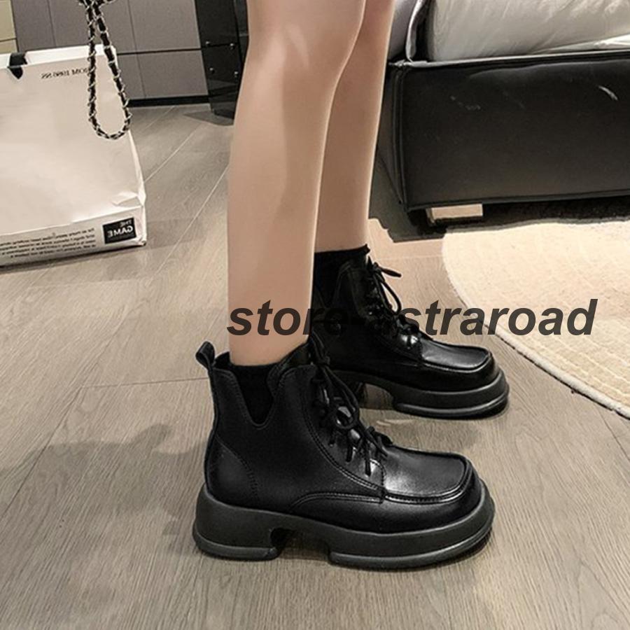 ショートブーツ 厚底 ワークブーツ 美脚 | ブランド登録なし | 13