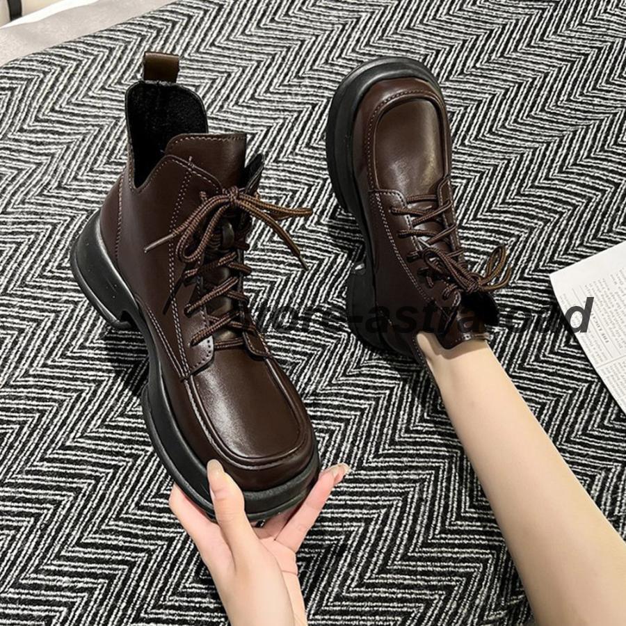 ショートブーツ 厚底 ワークブーツ 美脚 | ブランド登録なし | 15