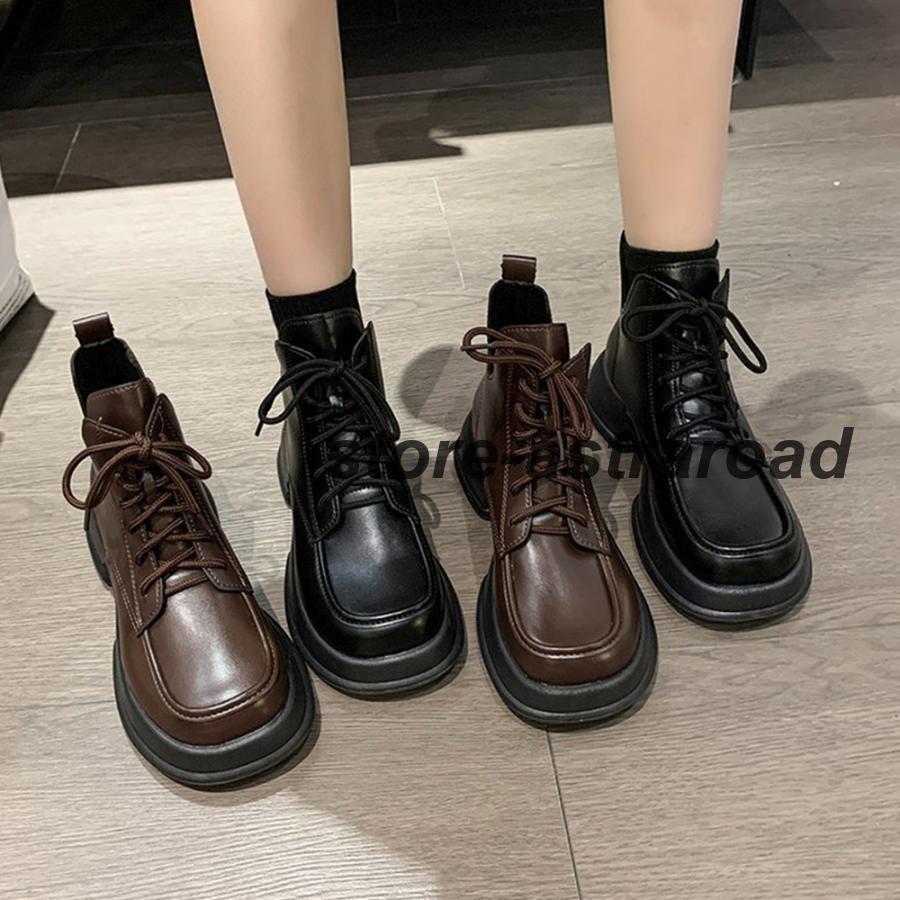 ショートブーツ 厚底 ワークブーツ 美脚 | ブランド登録なし | 16