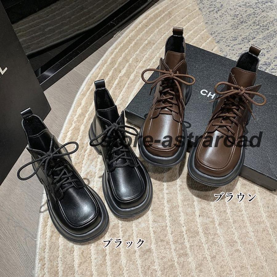 ショートブーツ 厚底 ワークブーツ 美脚 | ブランド登録なし | 03