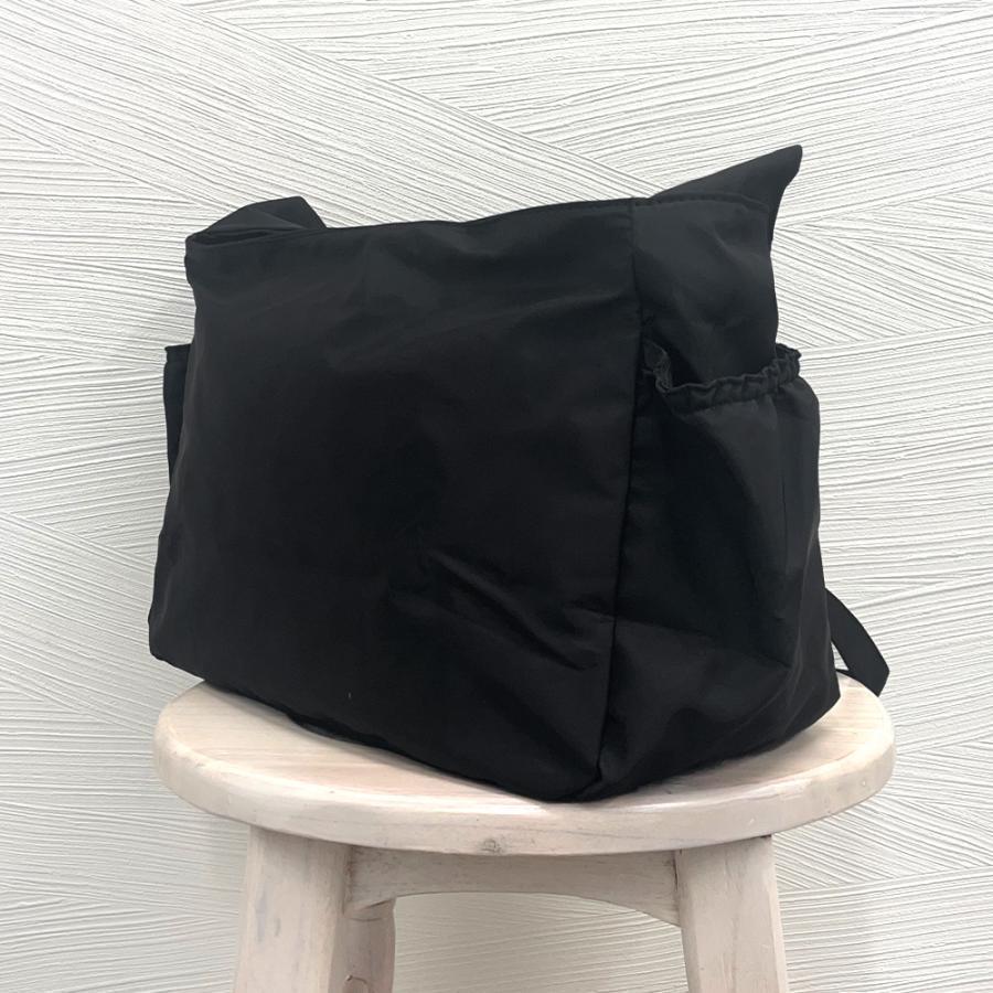 【O】OBSIDIAN 黒 ナイロンバッグ 大きめ ショルダーバッグ 大容量 ナイロン 黒 : アストラロード - 通販