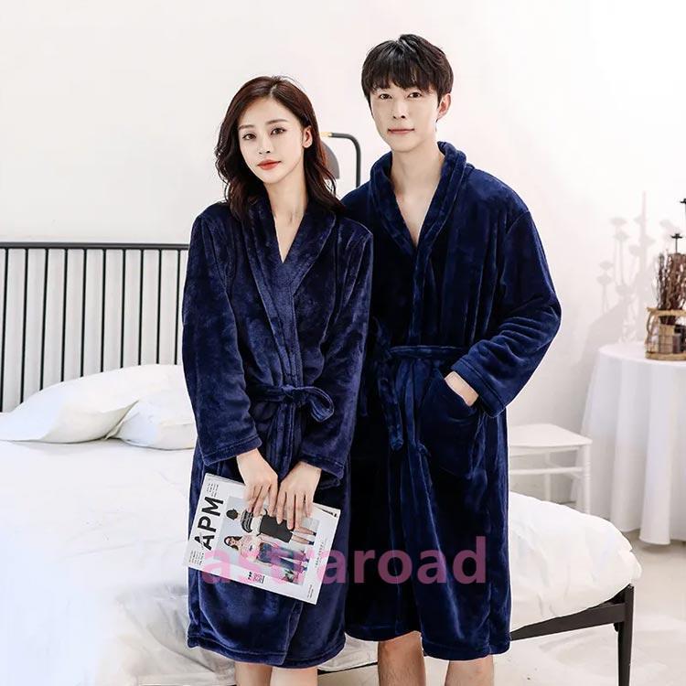 バスローブ ママ おしゃれ マイクロファイバー 厚手 速乾 カップル 長袖 かわいい バスタオル ガウン ルームウェア ふわふわ あったか レディース |  | 02