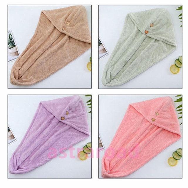 タオルキャップ 2枚セット ヘアタオルキャップ  吸水速乾 ドライキャップ 大人 タオルドライ 髪用 吸水タオル お風呂 バス用品 肉厚マイクロファイ |  | 18