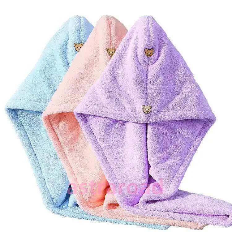 タオルキャップ 2枚セット ヘアタオルキャップ  吸水速乾 ドライキャップ 大人 タオルドライ 髪用 吸水タオル お風呂 バス用品 肉厚マイクロファイ |  | 04