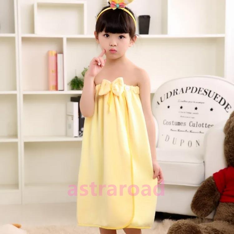 バスタオル 女の子 ラップタオル 巻きタオル 水泳 バスローブ リポン付き 着るバスタオル 女の子 吸水性 子供用 着替え お風呂 温泉 スイミング |  | 02