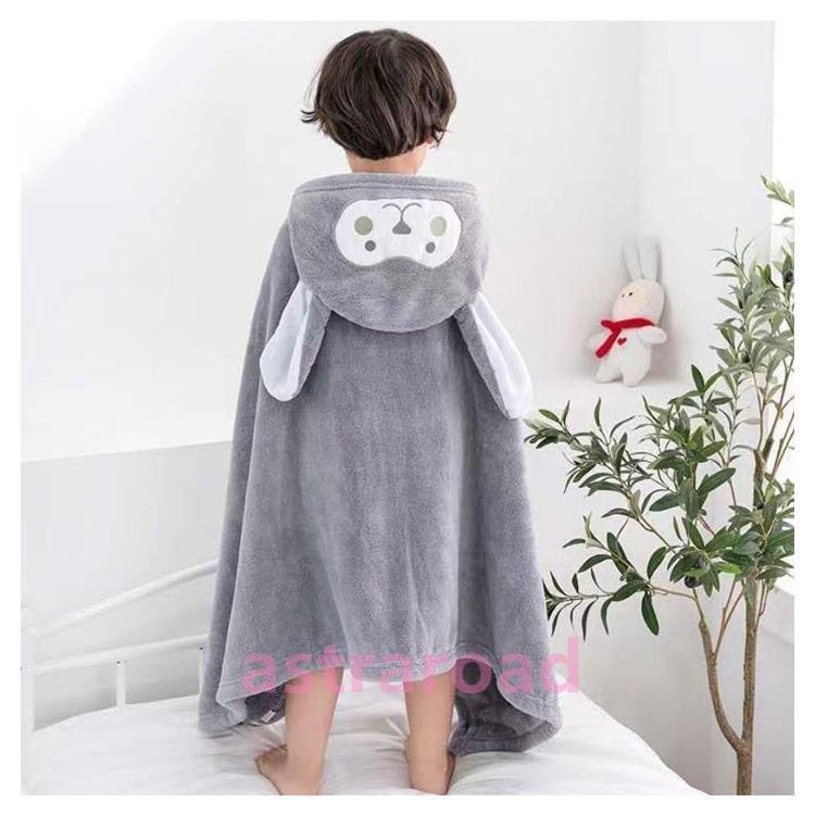 フード付き バスタオル バスローブ 子供 キッズ ベビー 70×140 88×150 子供用 湯上りタオル マイクロファイバー お風呂上がり タオル |  | 16