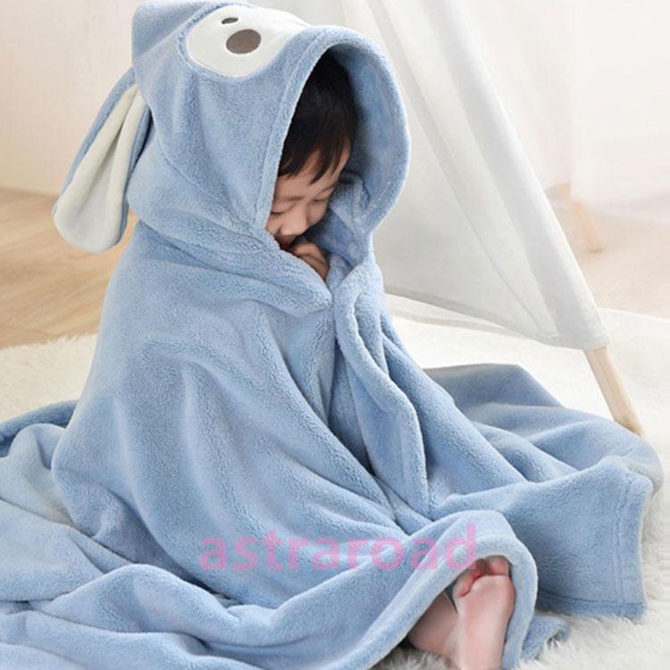 フード付き バスタオル バスローブ 子供 キッズ ベビー 70×140 88×150 子供用 湯上りタオル マイクロファイバー お風呂上がり タオル |  | 02