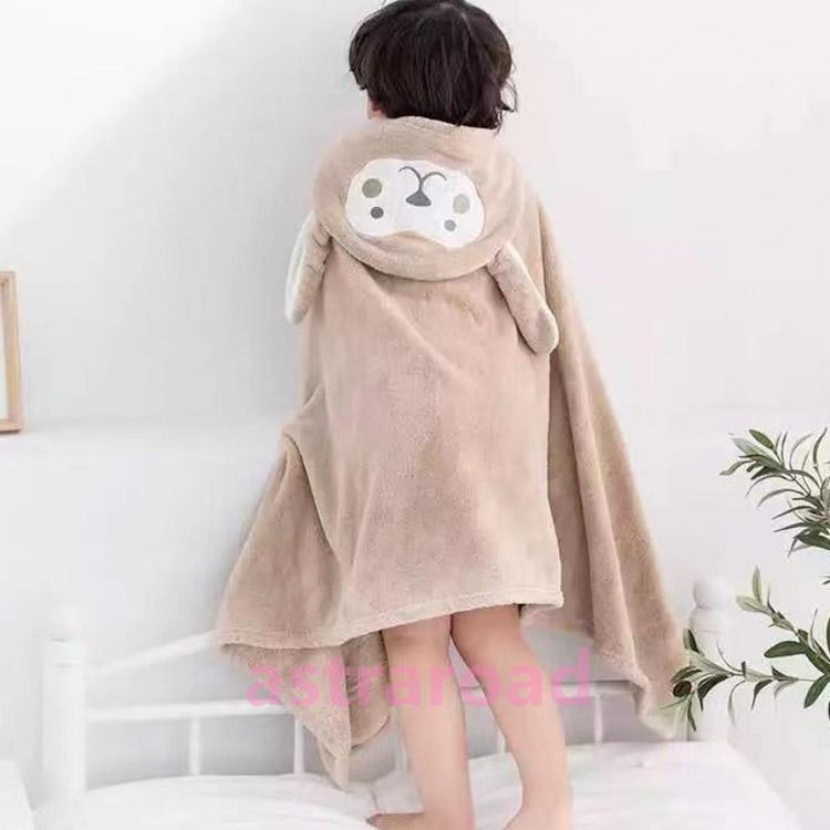 フード付き バスタオル バスローブ 子供 キッズ ベビー 70×140 88×150 子供用 湯上りタオル マイクロファイバー お風呂上がり タオル |  | 04