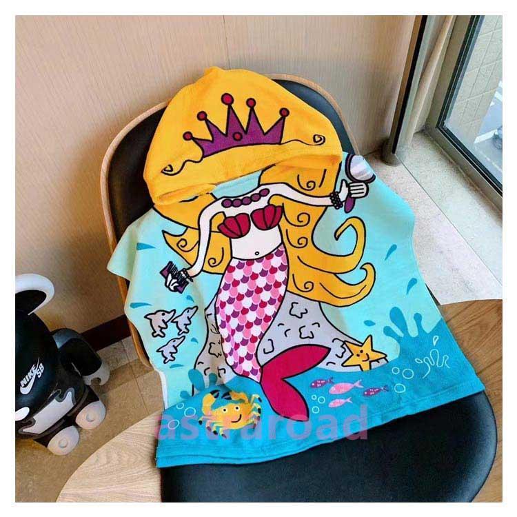 フード付き バスタオル 子供用 プールタオル バスローブ バスポンチョ ベビー キッズ ビーチタオル 着るバスタオル 出産祝い ギフト プレゼント お |  | 12