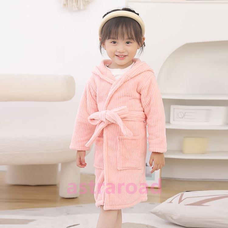 バスローブ キッズ フード付き バスタオル 子供用 男の子 女の子 厚手 吸水 速乾 パジャマ プール タオル マイクロファイバー素材 秋 冬 入園 |  | 02