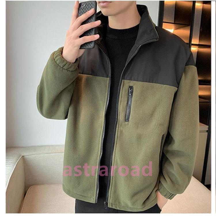 爆買 ゴルフウェア メンズ 冬 M フルジップ 裏フリース トップス 秋冬