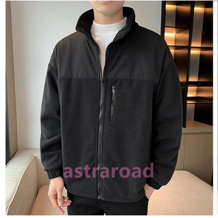 ゴルフウェア メンズ 冬 M フルジップ 裏フリース トップス 秋冬 長袖