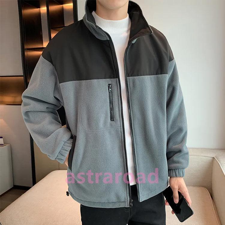 ゴルフウェア メンズ 冬 M フルジップ 裏フリース トップス 秋冬 長袖